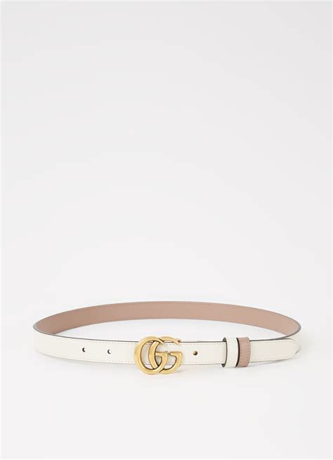 gucci riem dames wit|riemen Gucci dames.